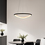 Pendant lamp Celda in black chrome, 3-step dimmable