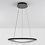 Celda Pendant Light with 3-step dimmable LEDs in black-chrome