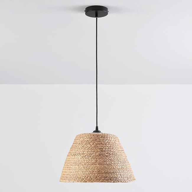 pendant light Sapporo in water hyacinth - neutral colour