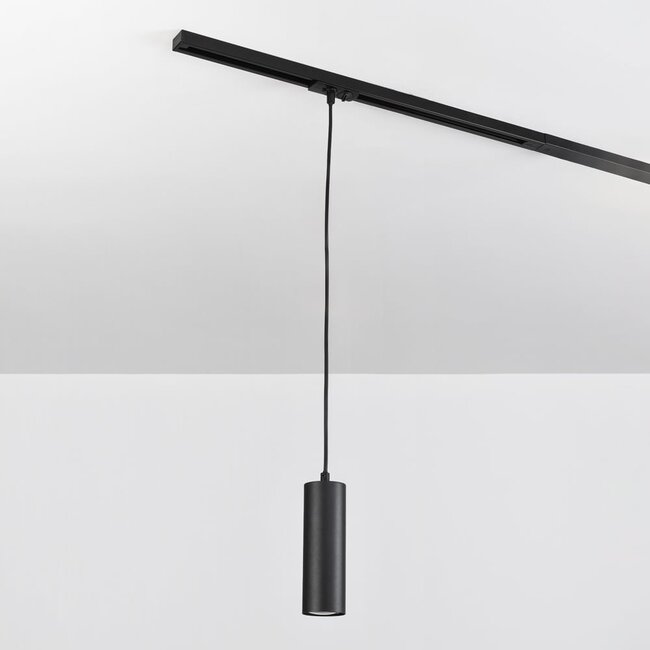 Track Tube pendant light 1-Phase Len, Black