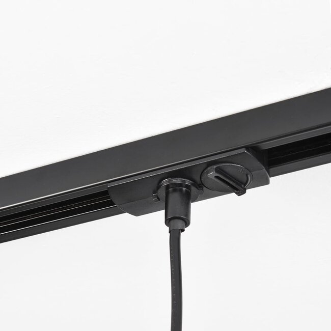 Track Tube pendant light 1-Phase Len, Black