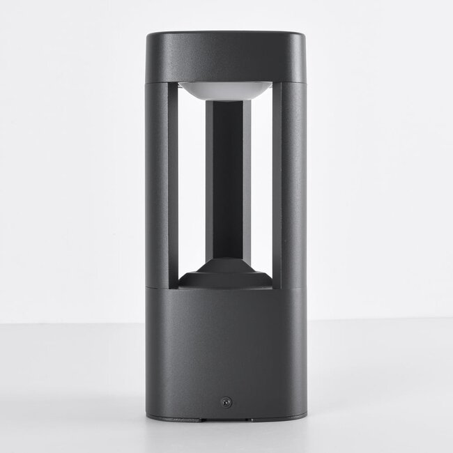 Outdoor floor lamp Jacob - 30 cm in anthracite with integrated LED