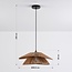 pendant light Osaka in hand-braided rope - natural brown