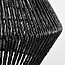 Nara pendant lamp made of braided rope - Black