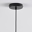 pendant light Nara in hand-braided rope - black