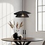 pendant light Osaka in hand-braided rope - black