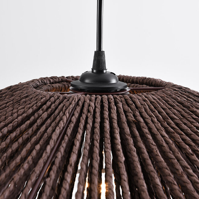 Brown rope pendant lamp - Osaka