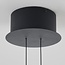 pendant light Mette - black with smoked glass and 3-step dimmable LED