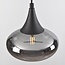 Track pendant light 1-phase Nill with smoked glass and mirror effect