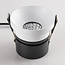 9W recessed spotlight Meya with ring 1 - White