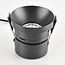 9W recessed spotlight Meya with ring 1 - Black