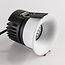 9W recessed spotlight Meya with ring 2 - White