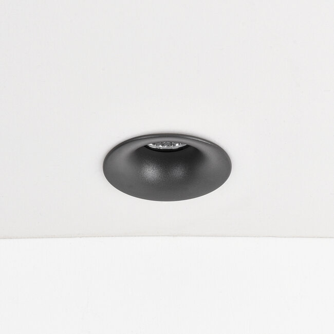 Recessed spotlight Meya 9W with a size 2 ring - dark grey