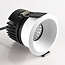 9W recessed spotlight Meya with ring 3 - White