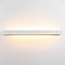 White swivel wall lamp Sirle, 60 cm