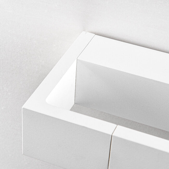 White swivel wall lamp Sirle, 60 cm