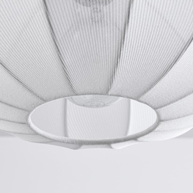 3-light pendant light Fabrica - white fabric lanterns