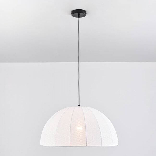 pendant light Karan - natural fabric shade