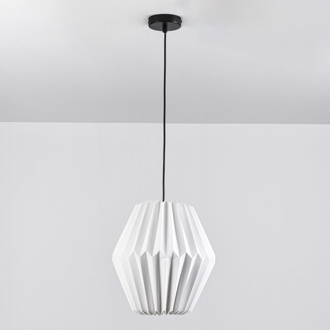 Paper pendant lamp, White - Berlian