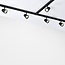 Modern 3-metre single-phase track lighting system with Sev spotlights - 3-step dimmable