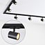 Modern 3-metre single-phase track lighting system with Nox spotlights - 3-step dimmable