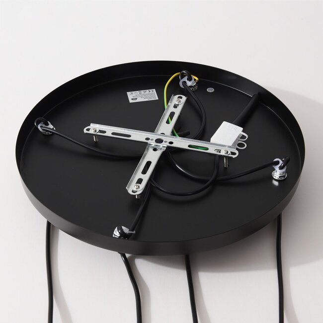 4-light pendant lamp with coloured glass - Liya