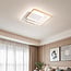 Design 2-light ceiling light Rune with dimmable LEDs - square