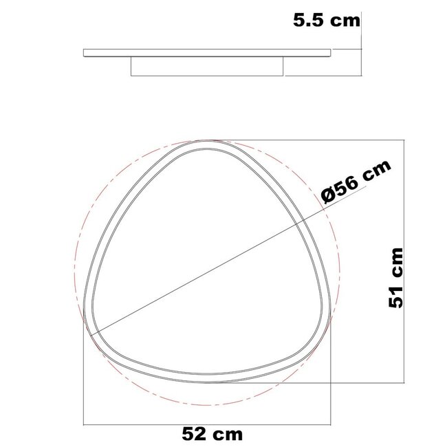 Ceiling light Rory with dimmable LEDs