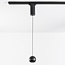 7W track spotlight for 1-phase track system Ona, dimmable, black (sold individually)