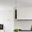Senne track spotlight for 1-phase track system, black and gold (sold individually)