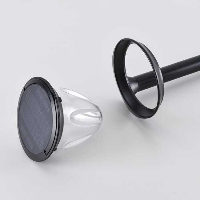 Solar outdoor light Elio with adjustable colour temperature - set of 2