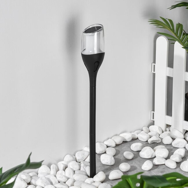 Solar garden torch Suvi - set of 4