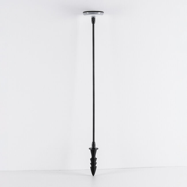 Modern solar outdoor post light Eden - set of 2