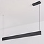 Minimalist pendant lamp with adjustable brightness, Abby - Black