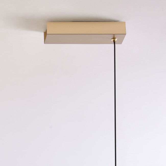 pendant light Abby - gold with integrated LED and adjustable wattage