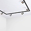 Modern 3-metre single-phase track lighting system with Melle smoke spots - ceiling lights