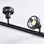 1-phase track system set of 3 metres with Joel spotlights, black