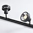 Modern 3-metre single-phase track lighting system with Joel spotlights - ceiling lights