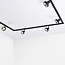 Modern 1.5 metre single-phase track lighting system with Joel spotlights - ceiling lights