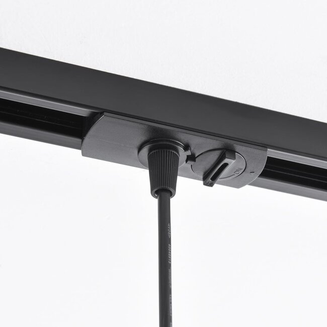 1-phase tubular track pendant light Simon, gold