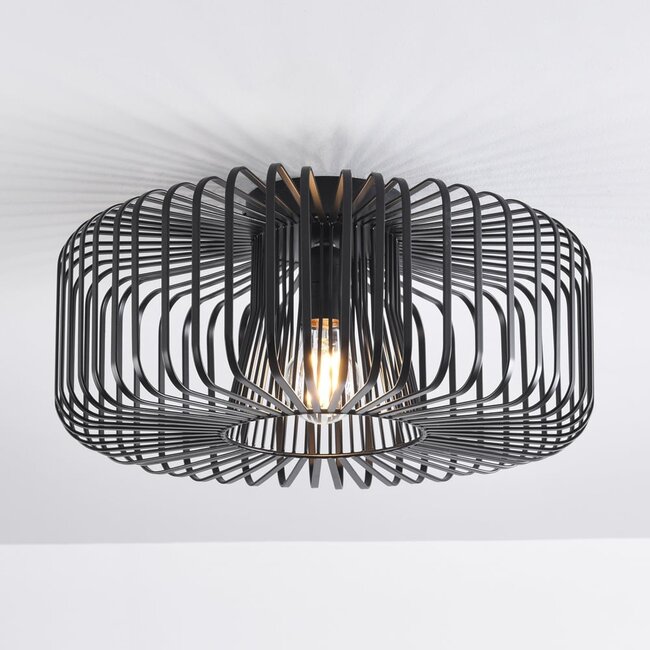 1-light ceiling light Metallo - black