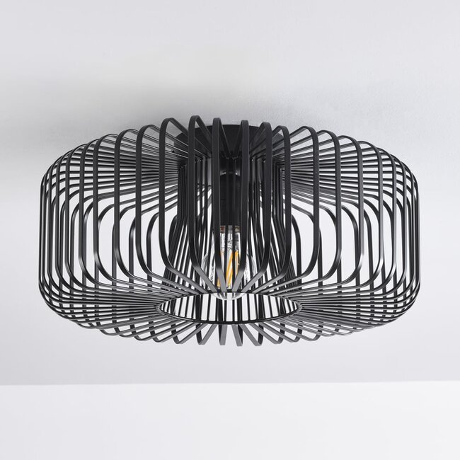 1-light ceiling light Metallo - black