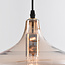 3-light Industrial pendant lamp with Amber glass - Maracas