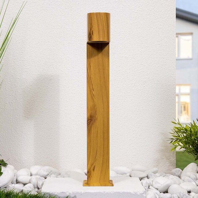 Smart Wood effect bollard light 50 cm (Philips Hue alternative) - Simone
