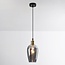 Pendant lamp Verona - Smoked glass mirror effect - elongated glass