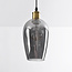 -light pendant lamp Verona - smoked glass Mirror effect - elongated glass