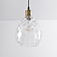 1-light pendant lamp Verona transparent - teardrop glass bulge