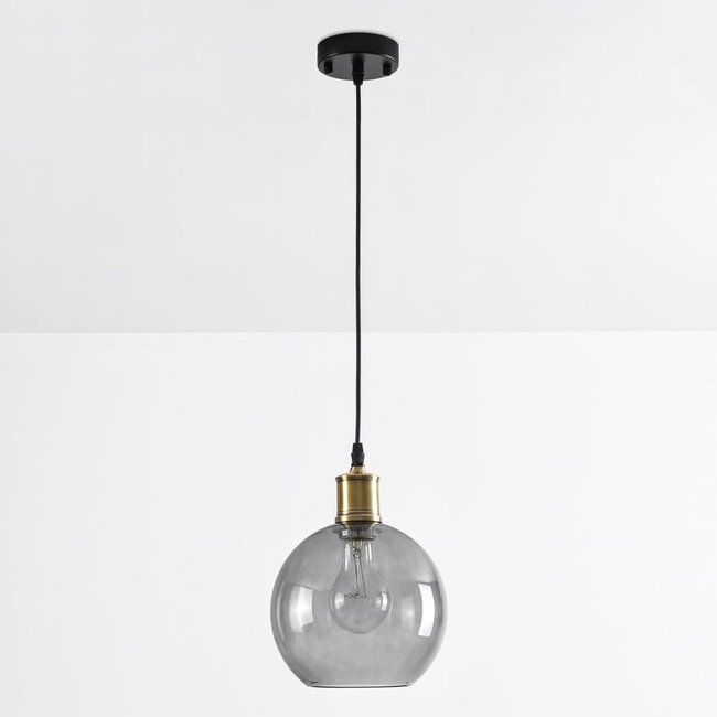 1-light pendant lamp Liya - smoked glass variant 2
