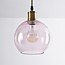 1-light pendant lamp Liya - red glass variant 1