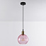 1-light pendant lamp Liya - red glass variant 2